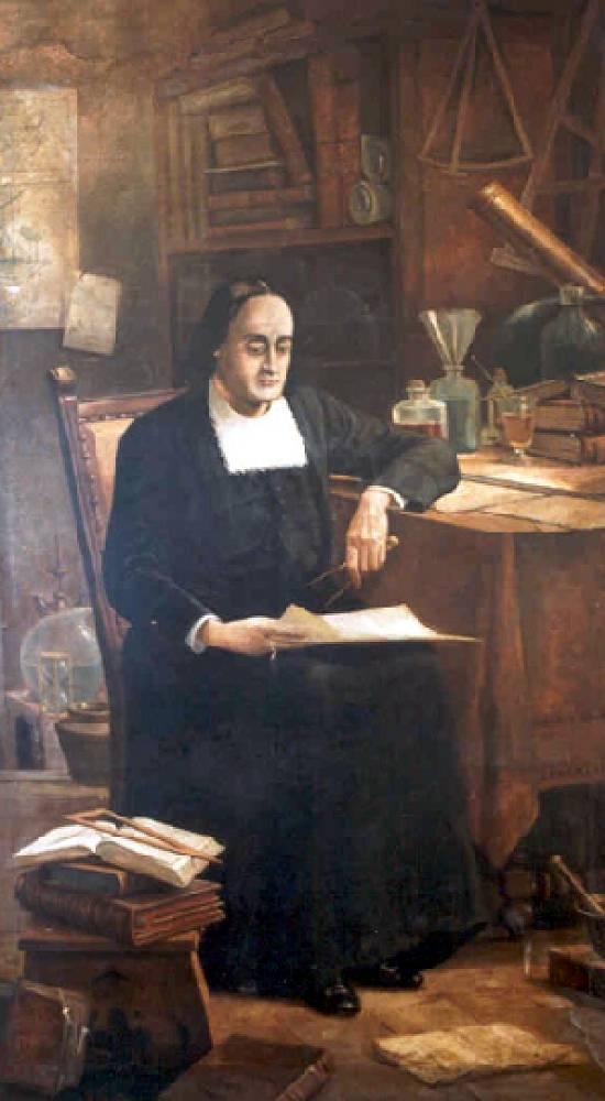 Português Retrato Do Padre Bartolomeu De Gusmão — Benedito Calixto