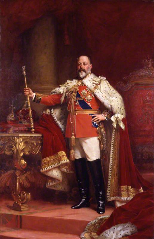 King Edward Vii (replica Of An Original Of 1902 By The Artist) — Samuel Luke Fildes