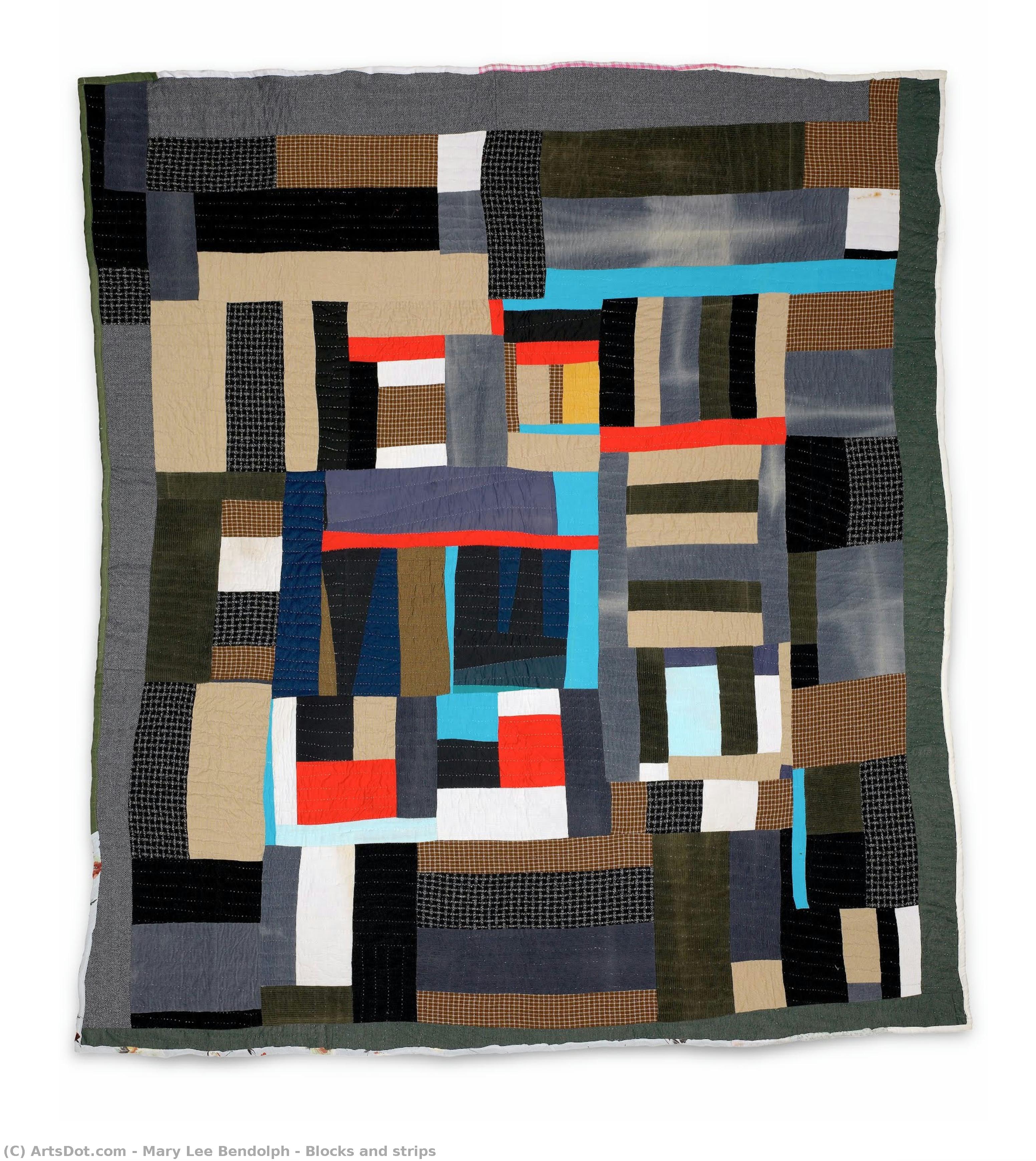 Blocks And Strips — Mary Lee Bendolph