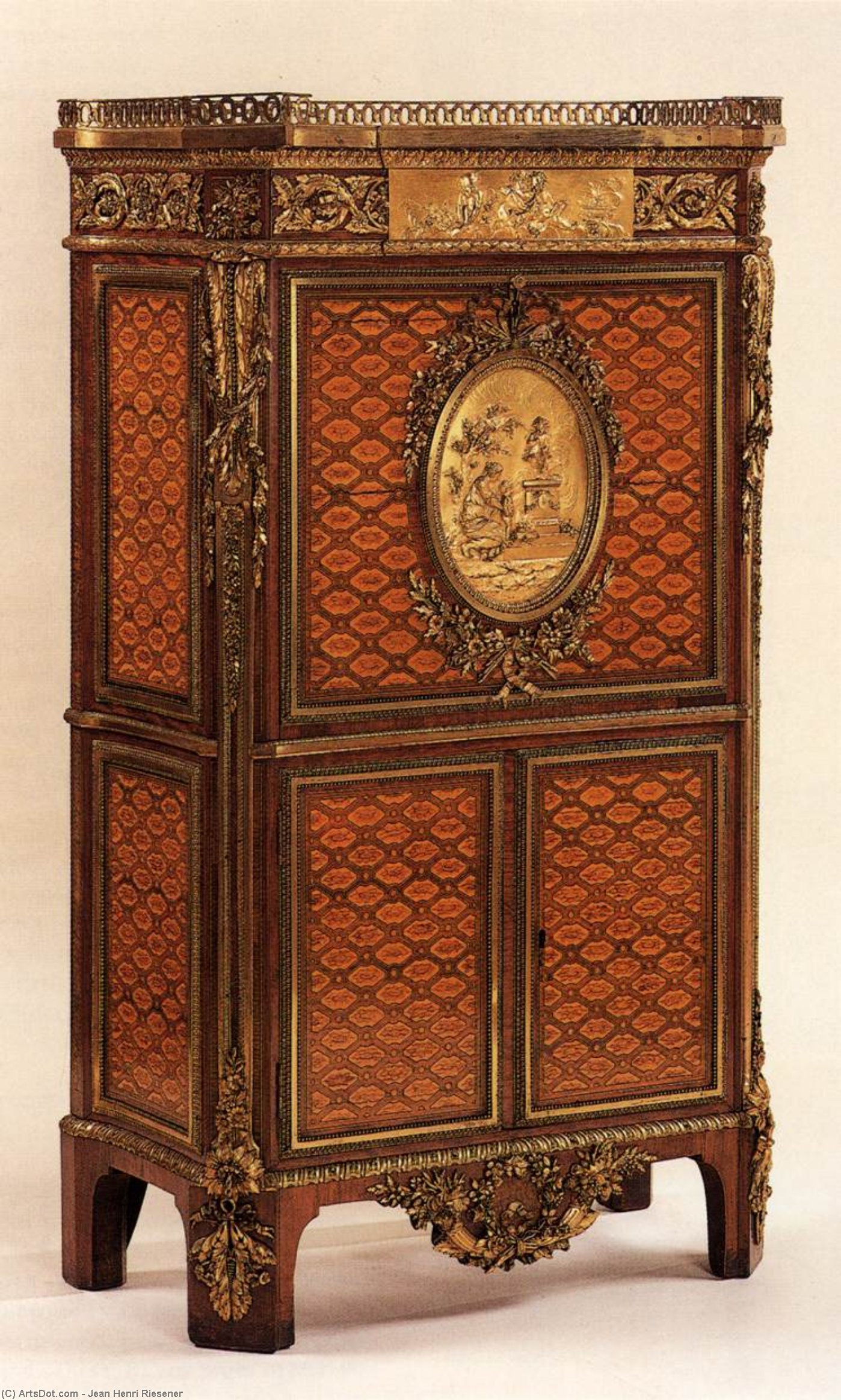 Drop-front Secretaire — Jean Henri Riesener