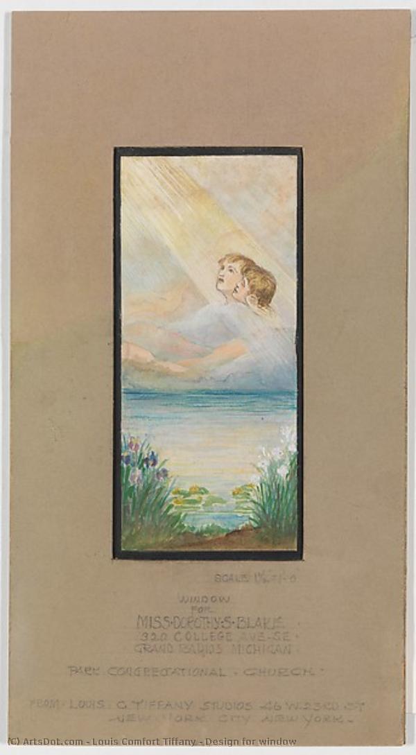 Design For Window — Louis Comfort Tiffany