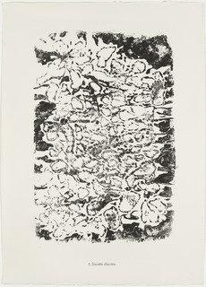 Discreet Society (société Discrète) From The Portfolio Scrap Plates Ii (planches De Rebut Ii) From Phenomena (les Phénomènes) — Jean Philippe Arthur Dubuffet