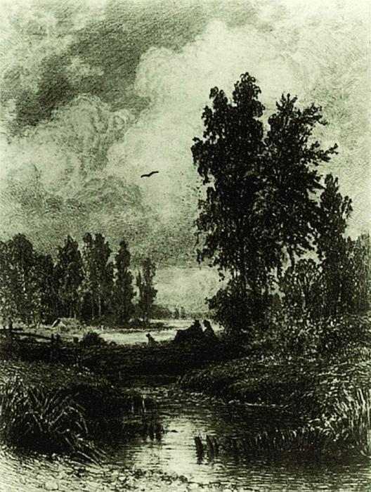 The Stream — Ivan Ivanovich Shishkin