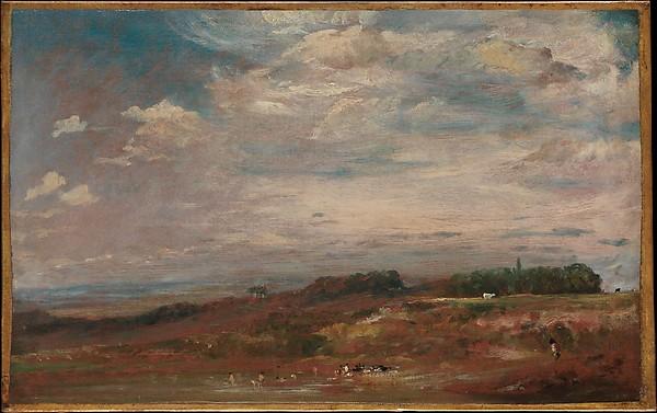 Hampstead Heath With Bathers — Джон Констебл