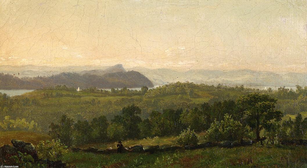 Hudson River Looking Towards Haverstraw — John Frederick Kensett