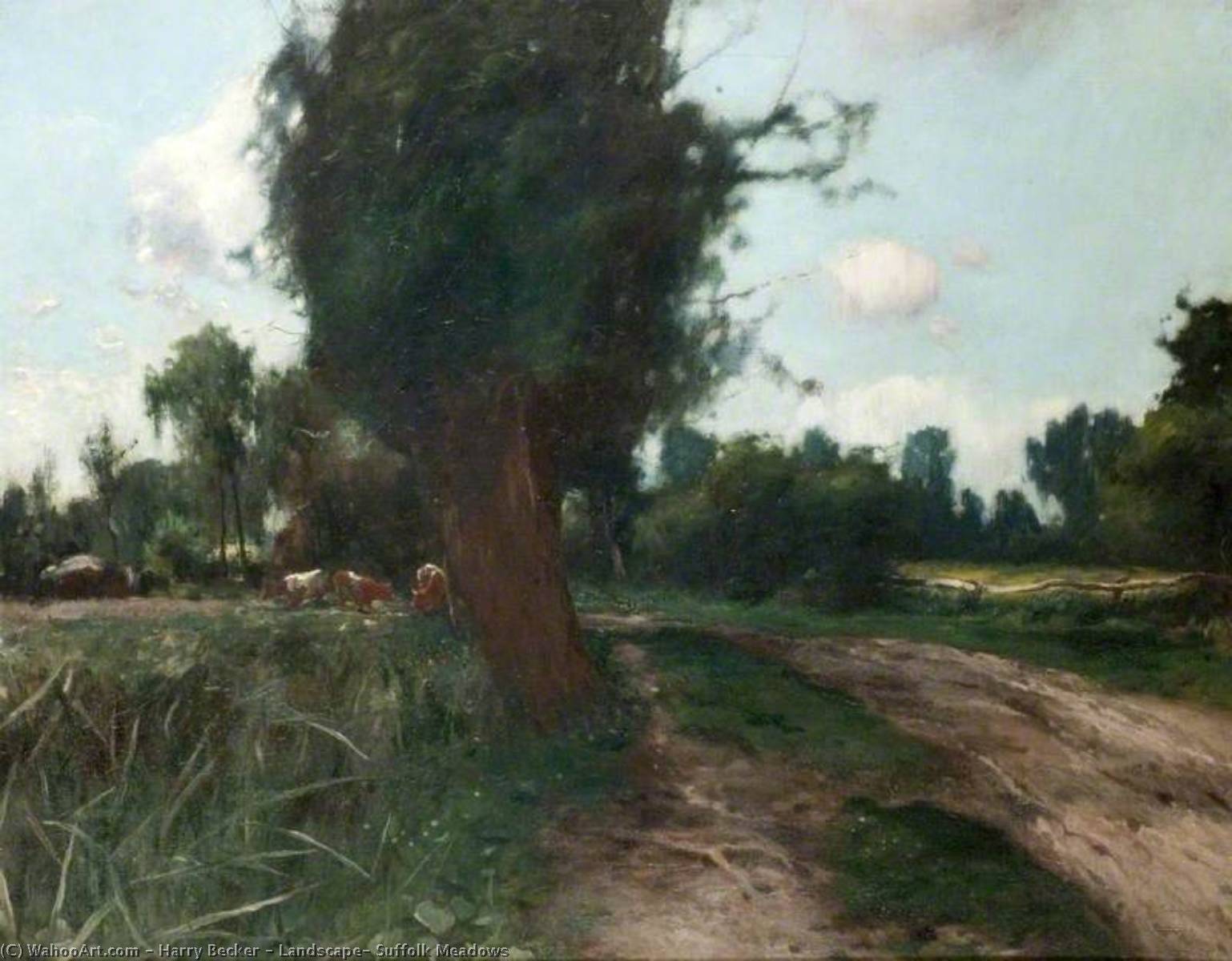 Landscape, Suffolk Meadows — Harry Becker