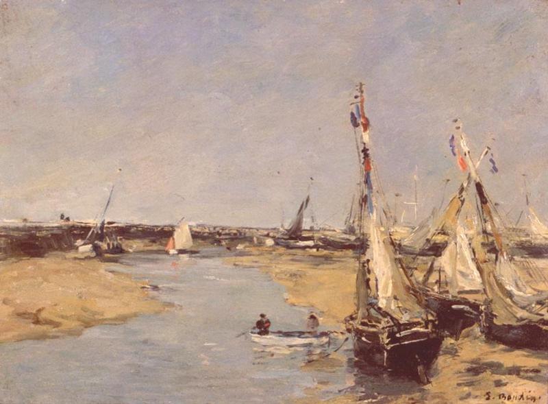 Trouville At Low Tide — Eugène Louis Boudin