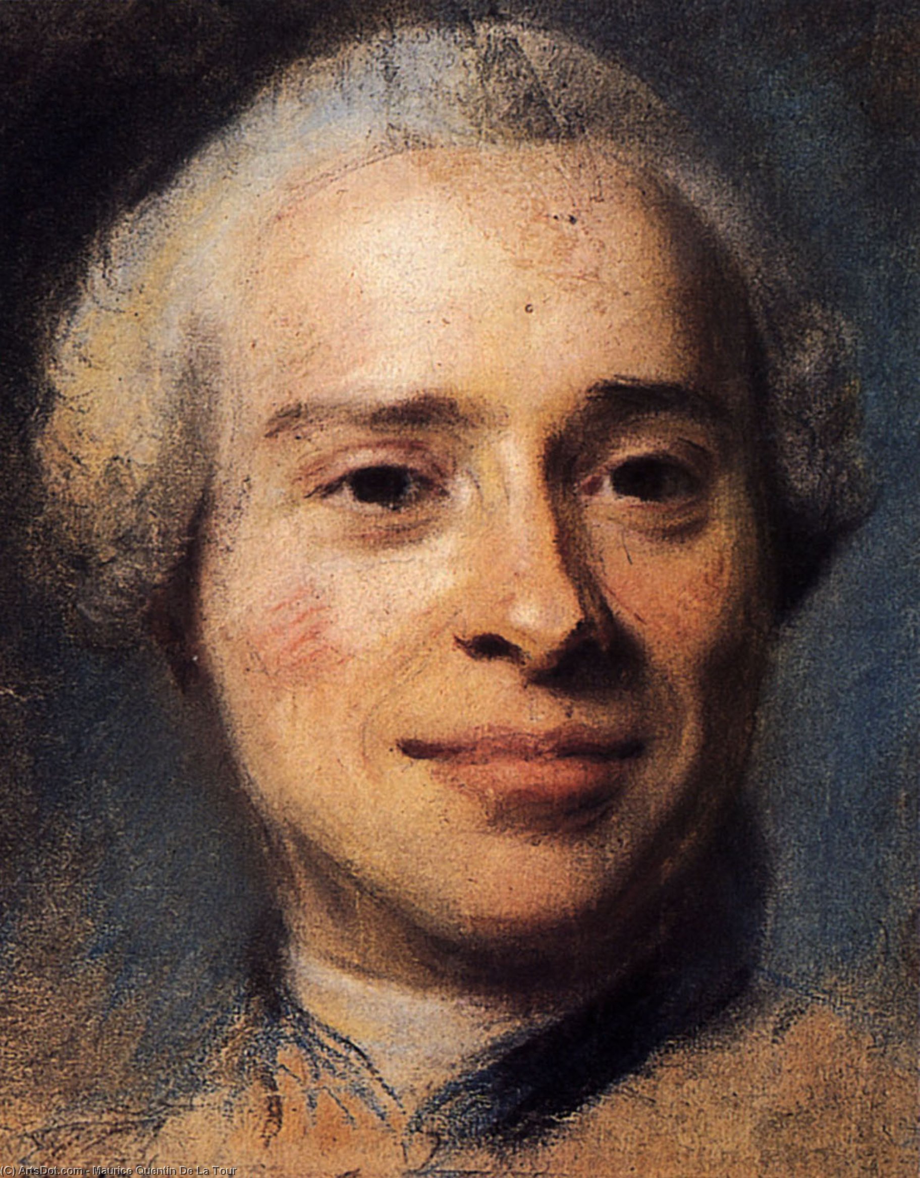 Portrait Of Jean Le Rond D'alembert — Maurice Quentin De La Tour