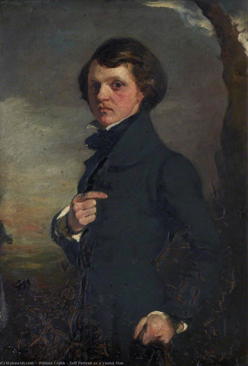 Self Portrait As A Young Man — William Crabb
