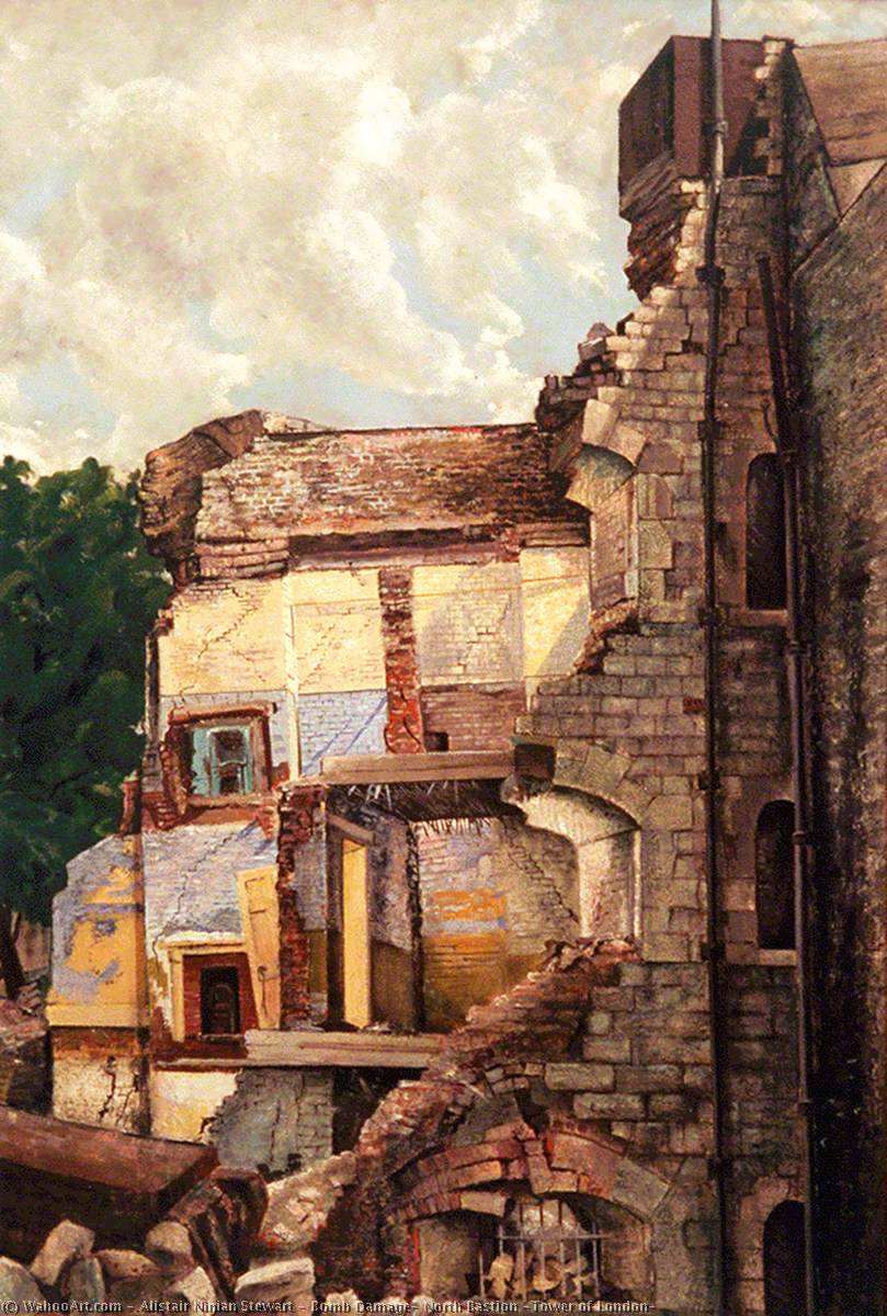 Bomb Damage, North Bastion (tower Of London) — Alistair Ninian Stewart