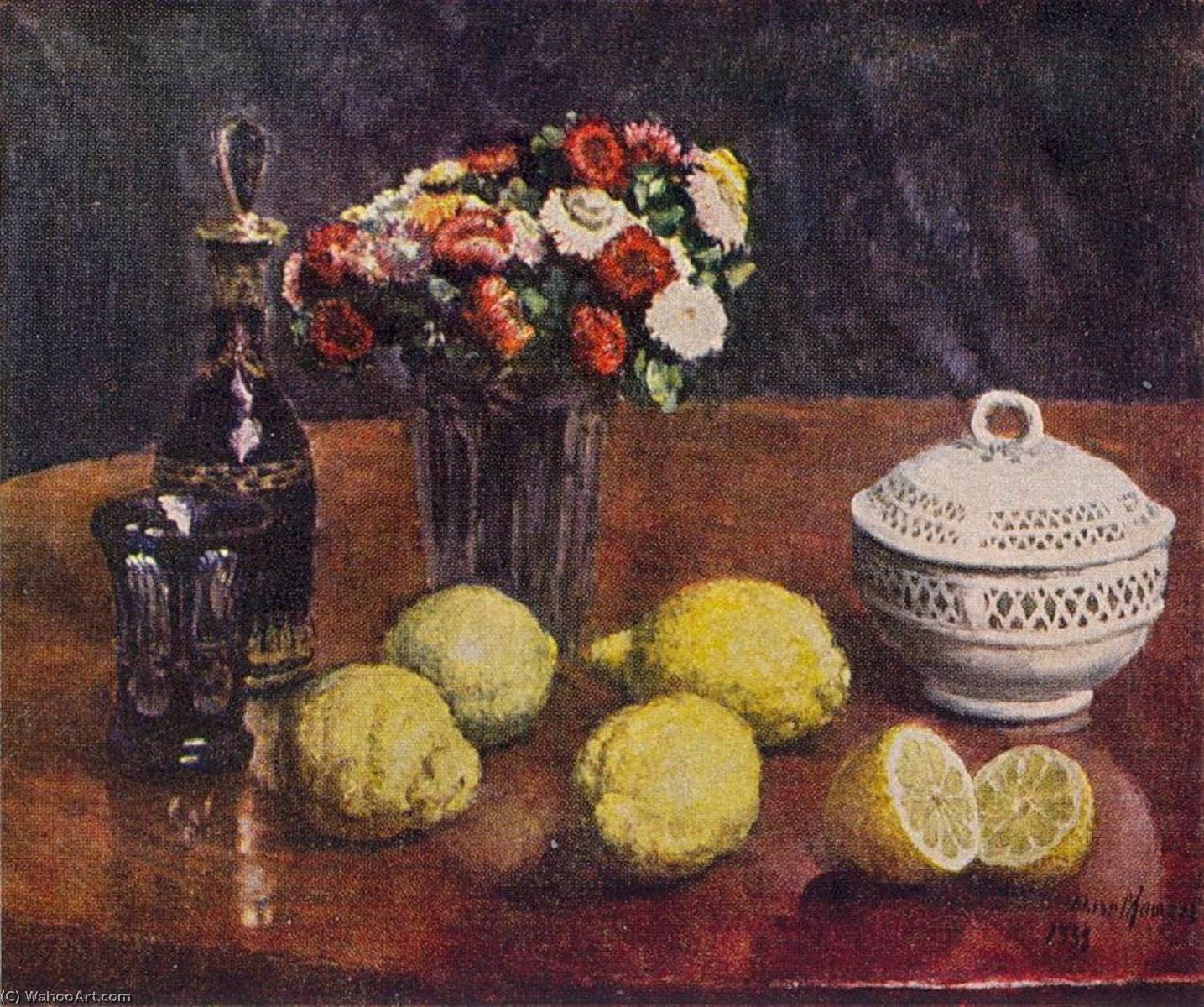 Lemons And Helichrysum — Ilya Ivanovich Mashkov