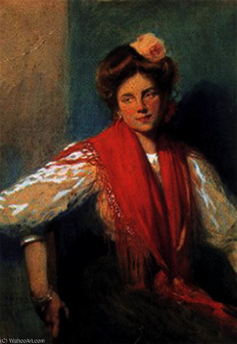 Retrato De Mujer — Manuel Benedito Vives