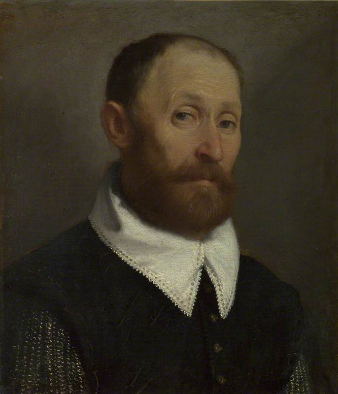 Portrait Of A Man With Raised Eyebrows — Moroni, Giovanni Battista