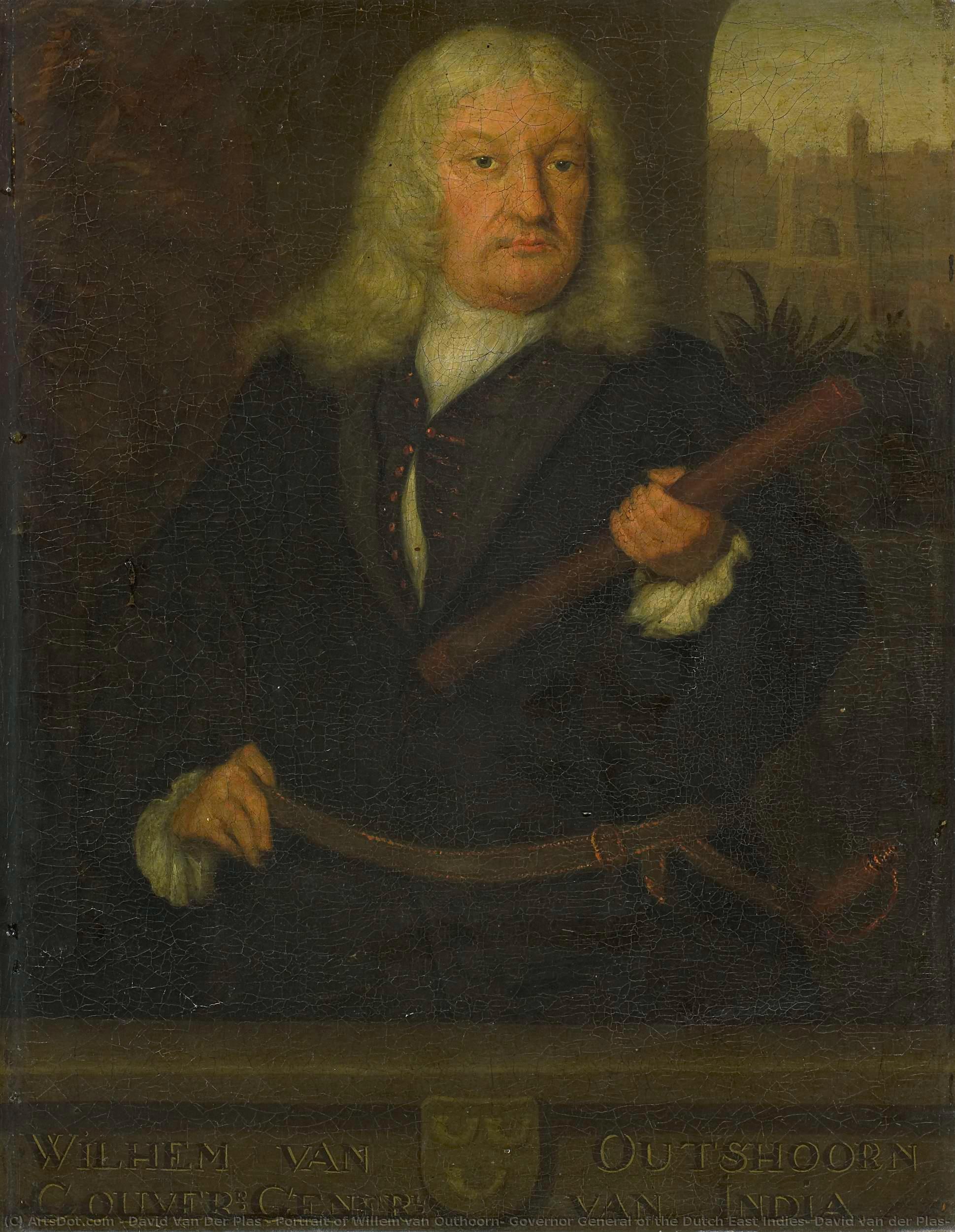 Portrait Of Willem Van Outhoorn, Governor General Of The Dutch East Indies, David Van Der Plas, 1691 - 1704 — David Van Der Plas