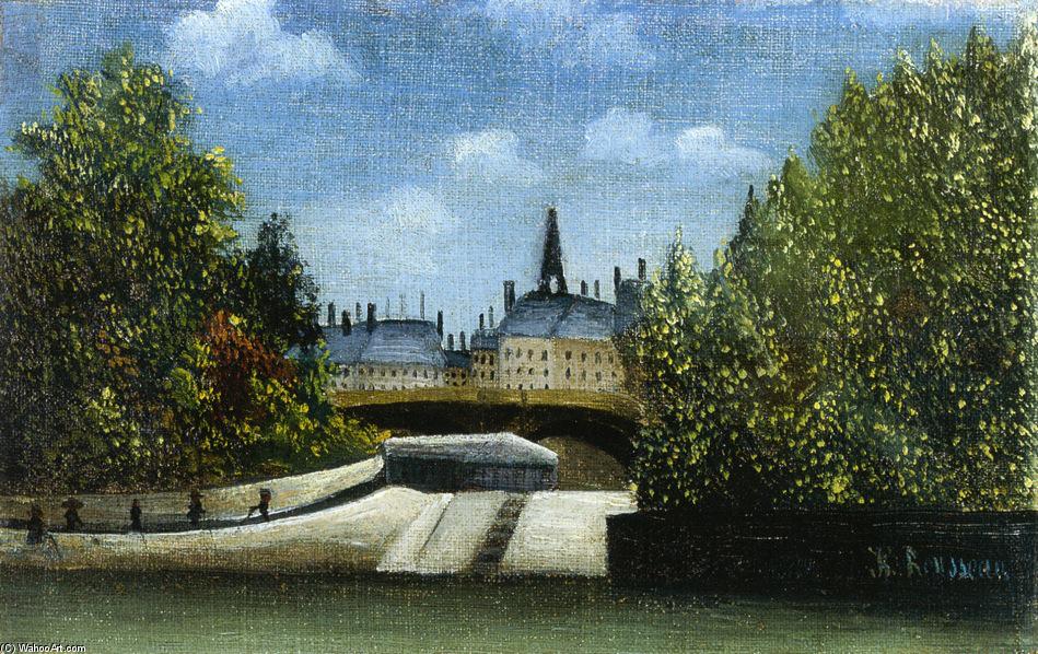 L'ile De La Cite — Henri Julien Félix Rousseau (le Douanier)