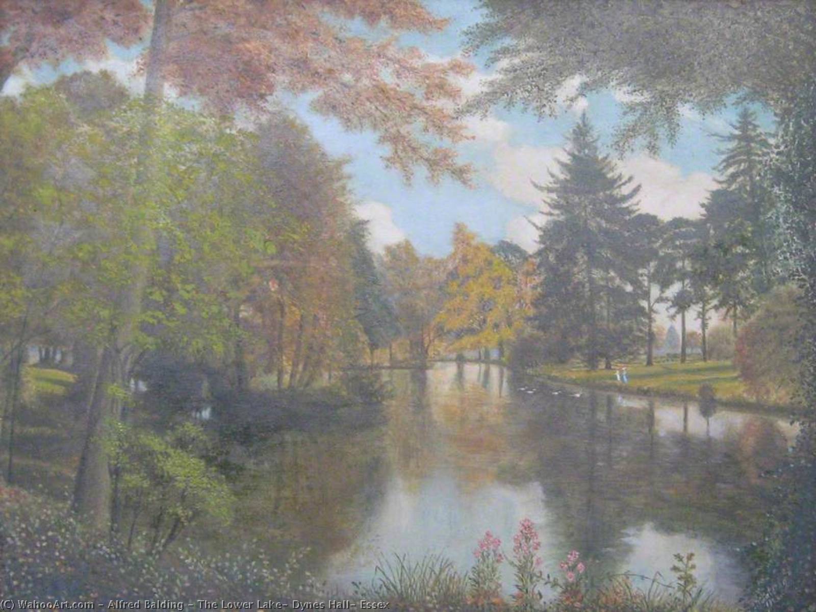 The Lower Lake, Dynes Hall, Essex — Alfred Balding