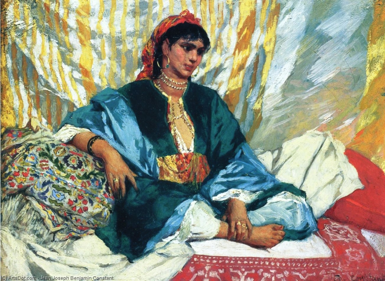 Odalisque — Жан-жозеф Бенджамин-констан