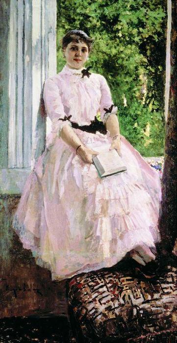 Portrait Of The Actress Tatiana Lyubatovich. — Konstantin Alexeievitch Korovin