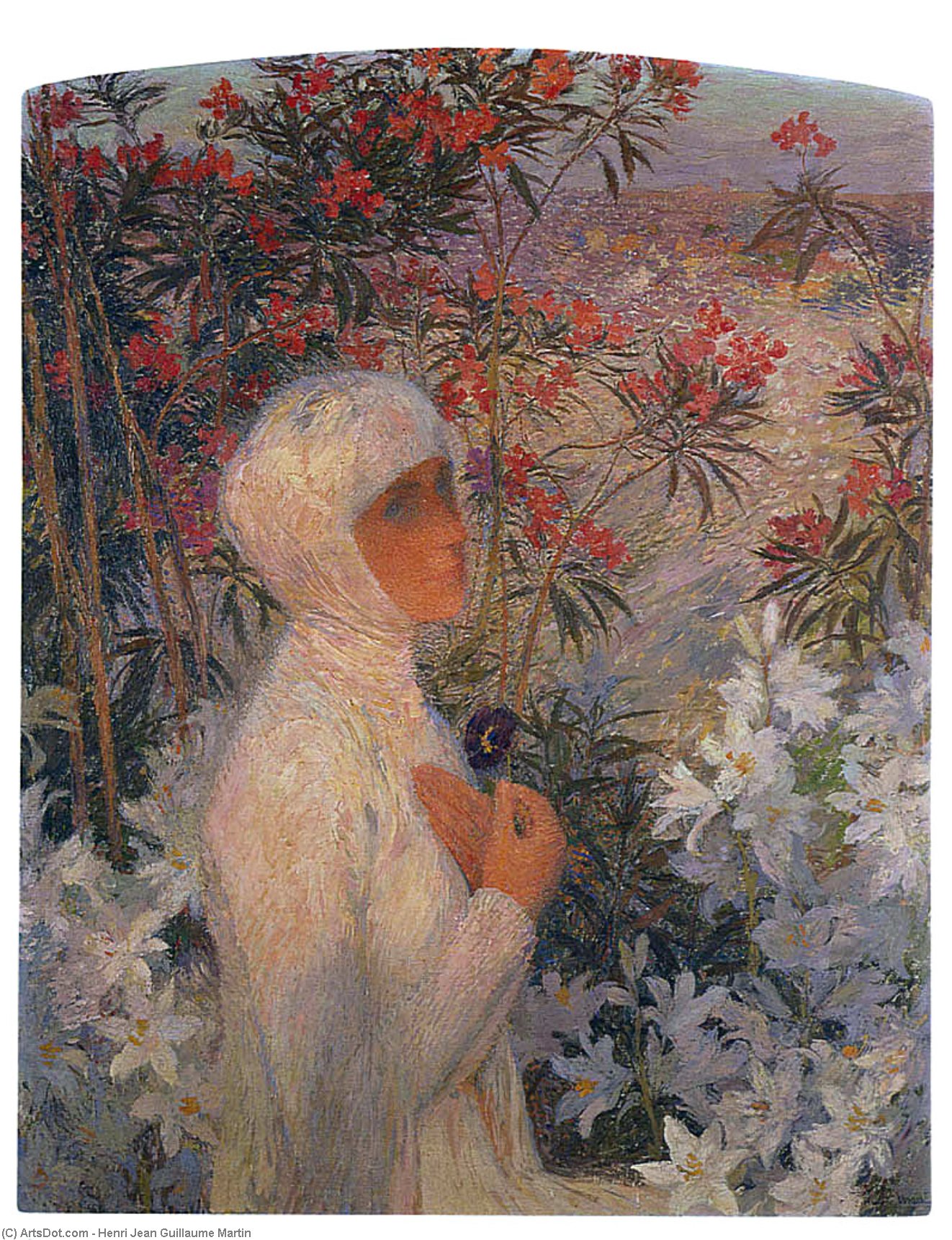 The Poetess — Henri Jean Guillaume Martin