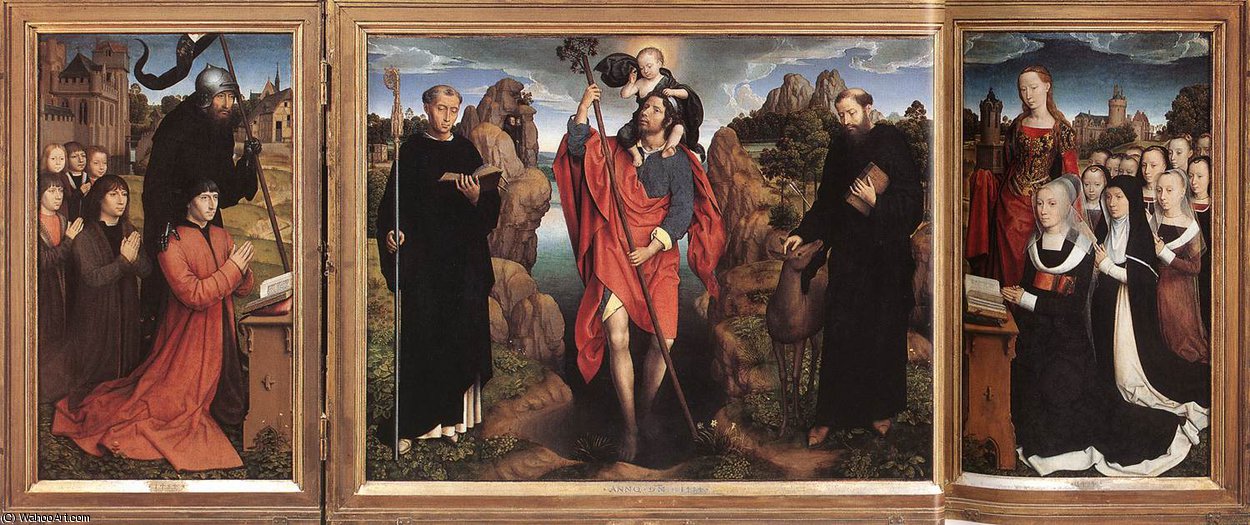 Late - Triptych Of The Family Moreel — Memling, Hans