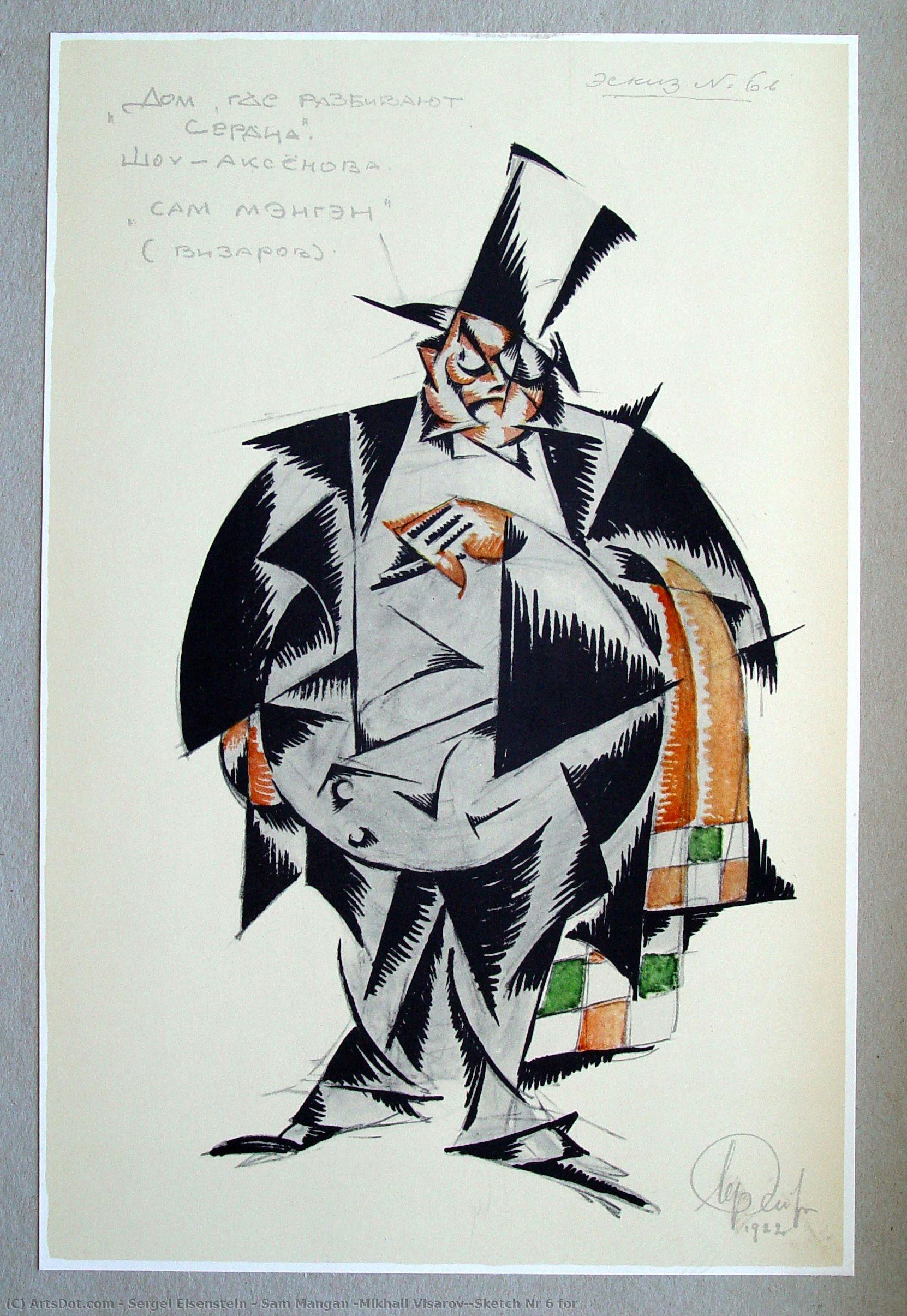 Sam Mangan (mikhail Visarov),sketch Nr 6 For — Sergei Eisenstein