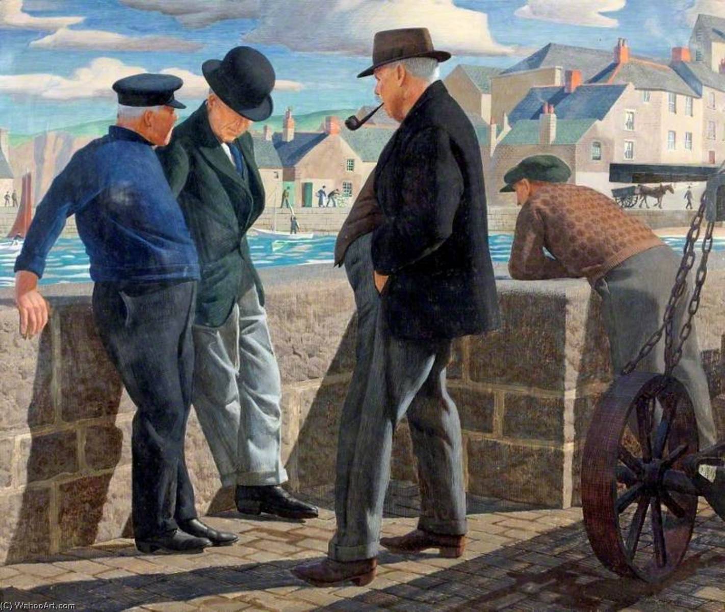 An Idle Chat — James Walker Tucker