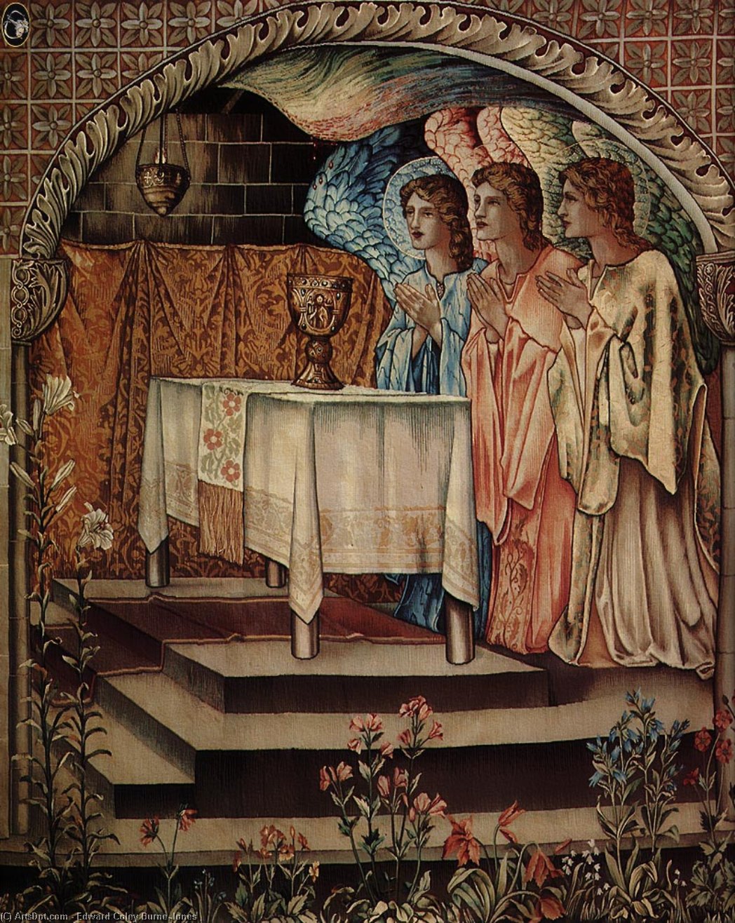 Achievment Galahad The Sang Graal — Edward Coley Burne-jones