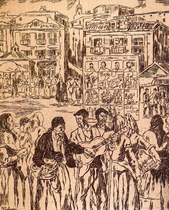 El Cartel Del Crimen (el Ciego De Los Romances) — José Gutiérrez Solana