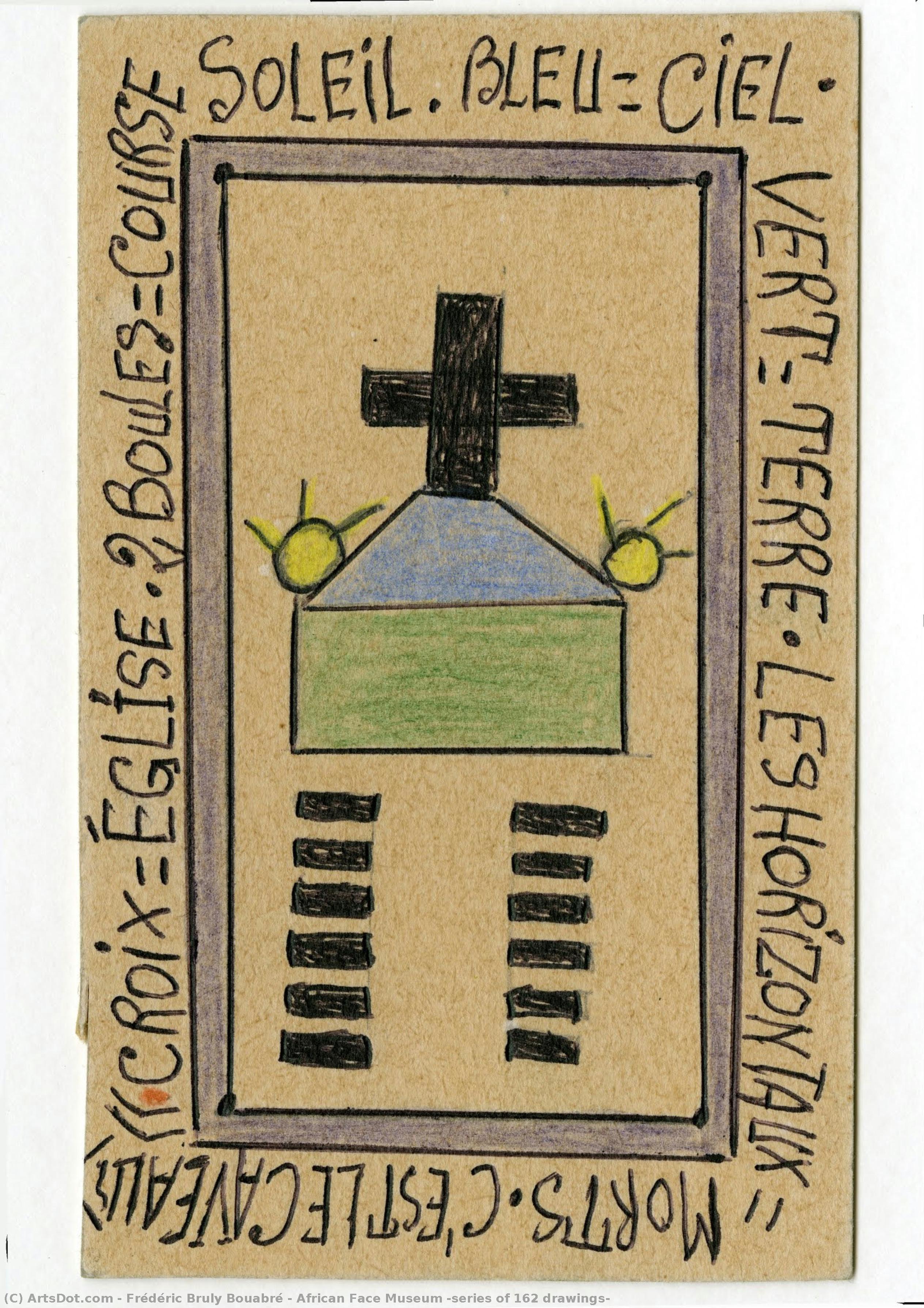 African Face Museum (series Of 162 Drawings) — Frédéric Bruly Bouabré
