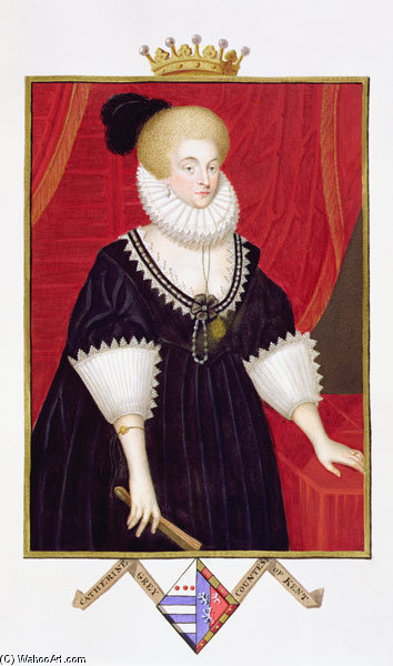 Portrait Of Lady Catherine Grey Countess Of Kent From 'memoirs Of The Court Of Queen E — Sarah Countess Of Essex