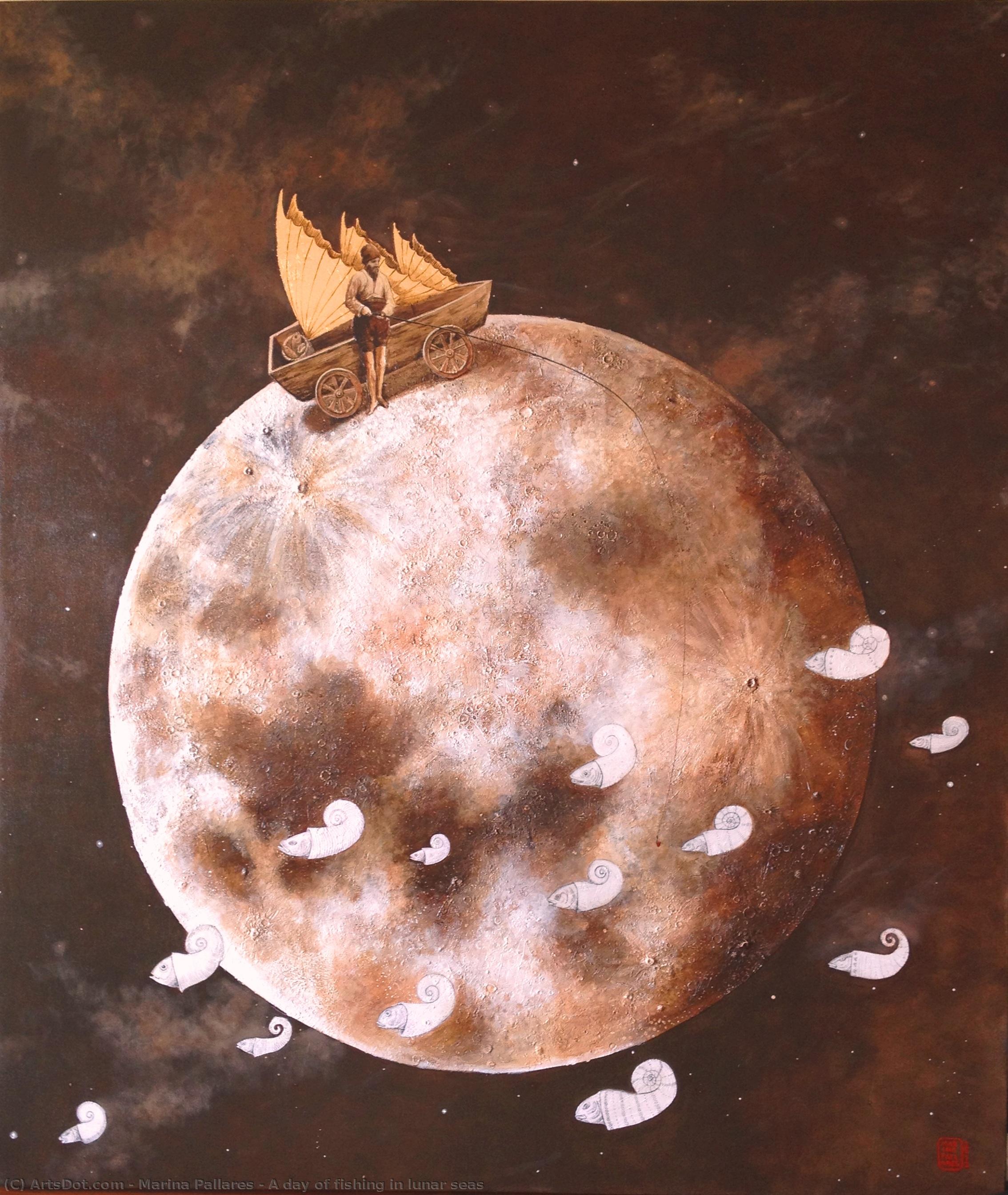 A Day Of Fishing In Lunar Seas — Marina Pallares