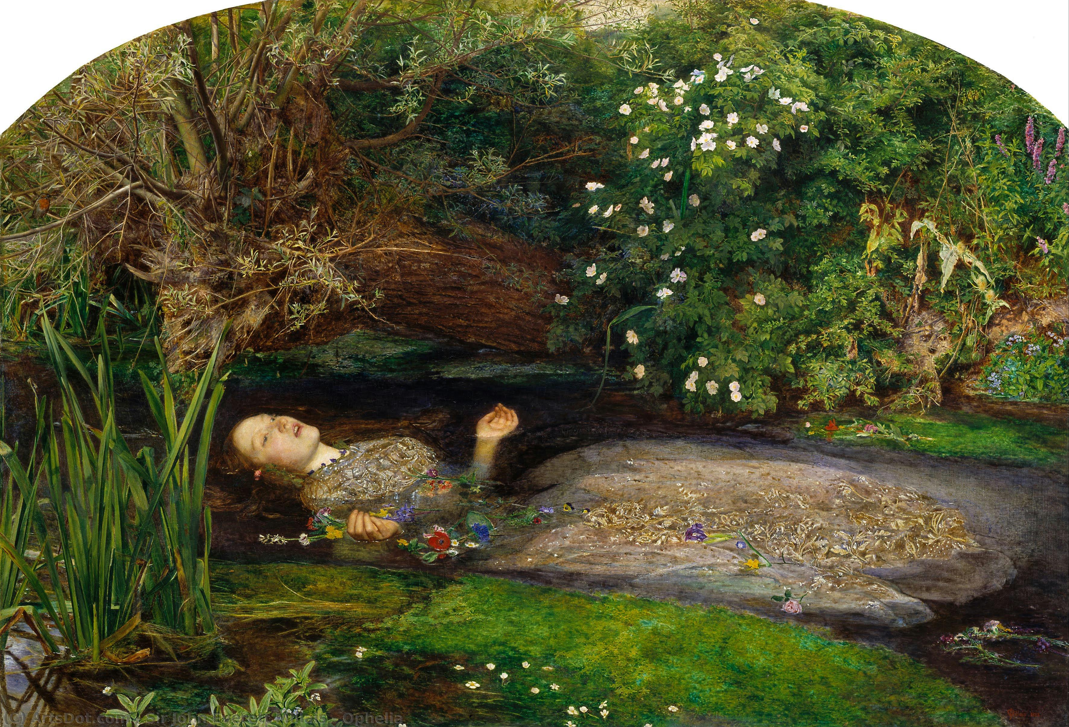 Ophelia — Джон Эверетт Миллейс