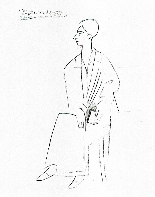 Retrato De Cocteau — Pablo Picasso