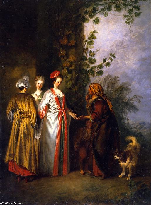 The Fortune Teller — Jean-antoine Watteau