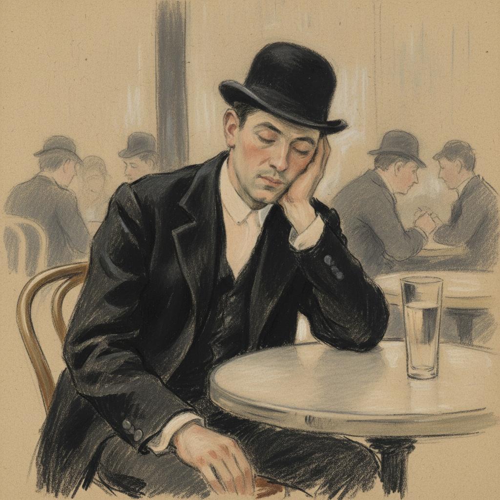 Solitude In Charcoal: The Contemplative Hour — Marc Duvallier