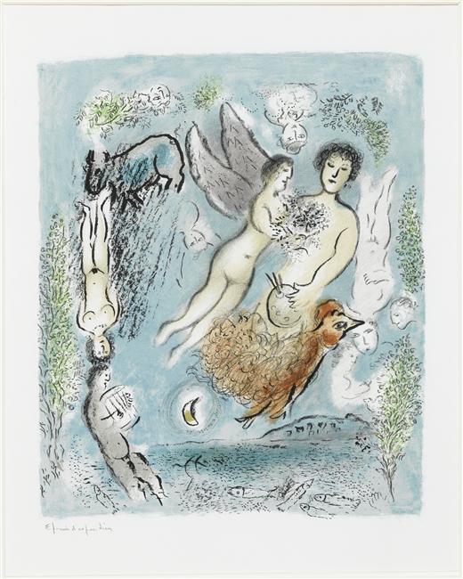 The Island Of Poros — Marc Chagall
