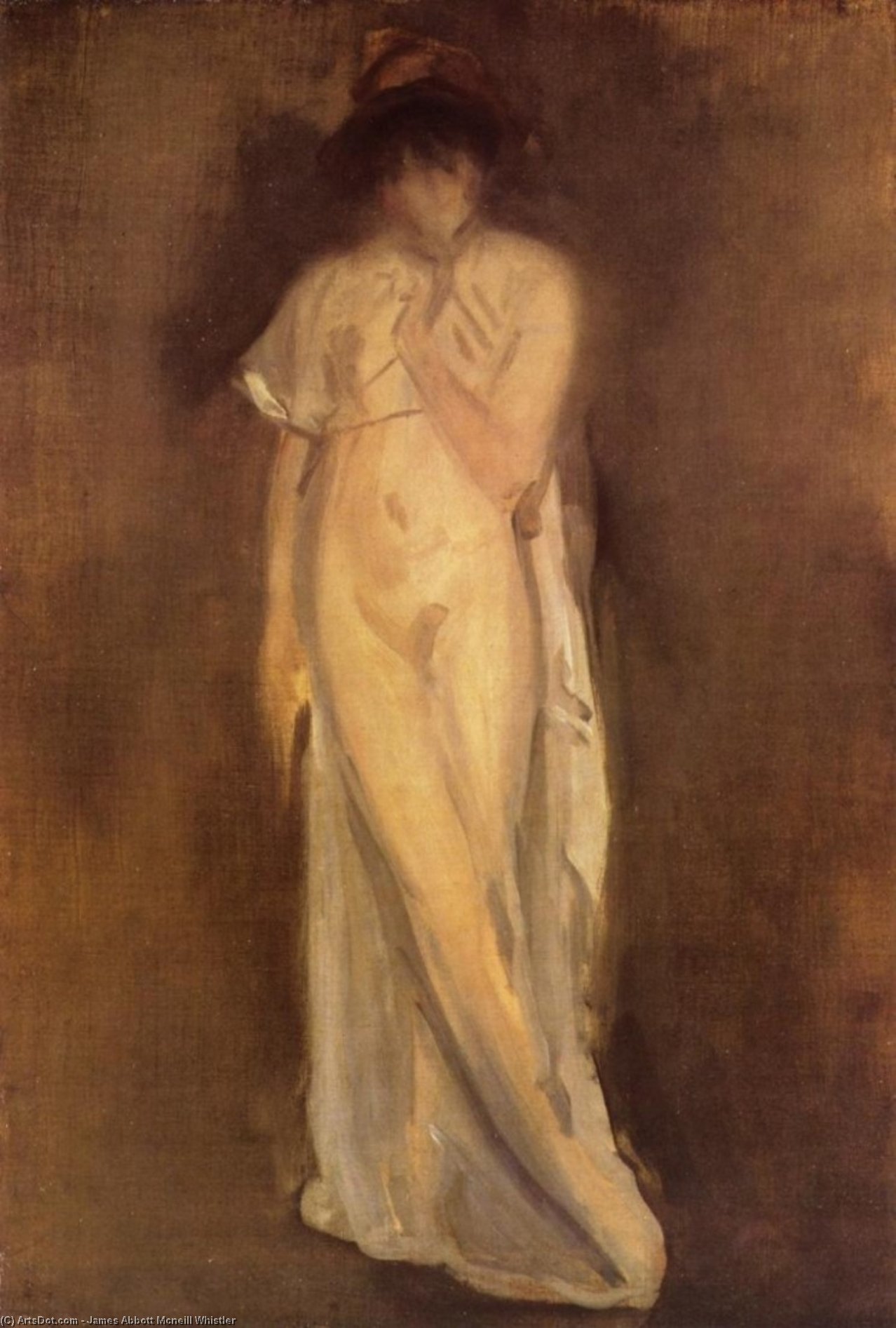 The Little Red Cap — James Abbott Mcneill Whistler