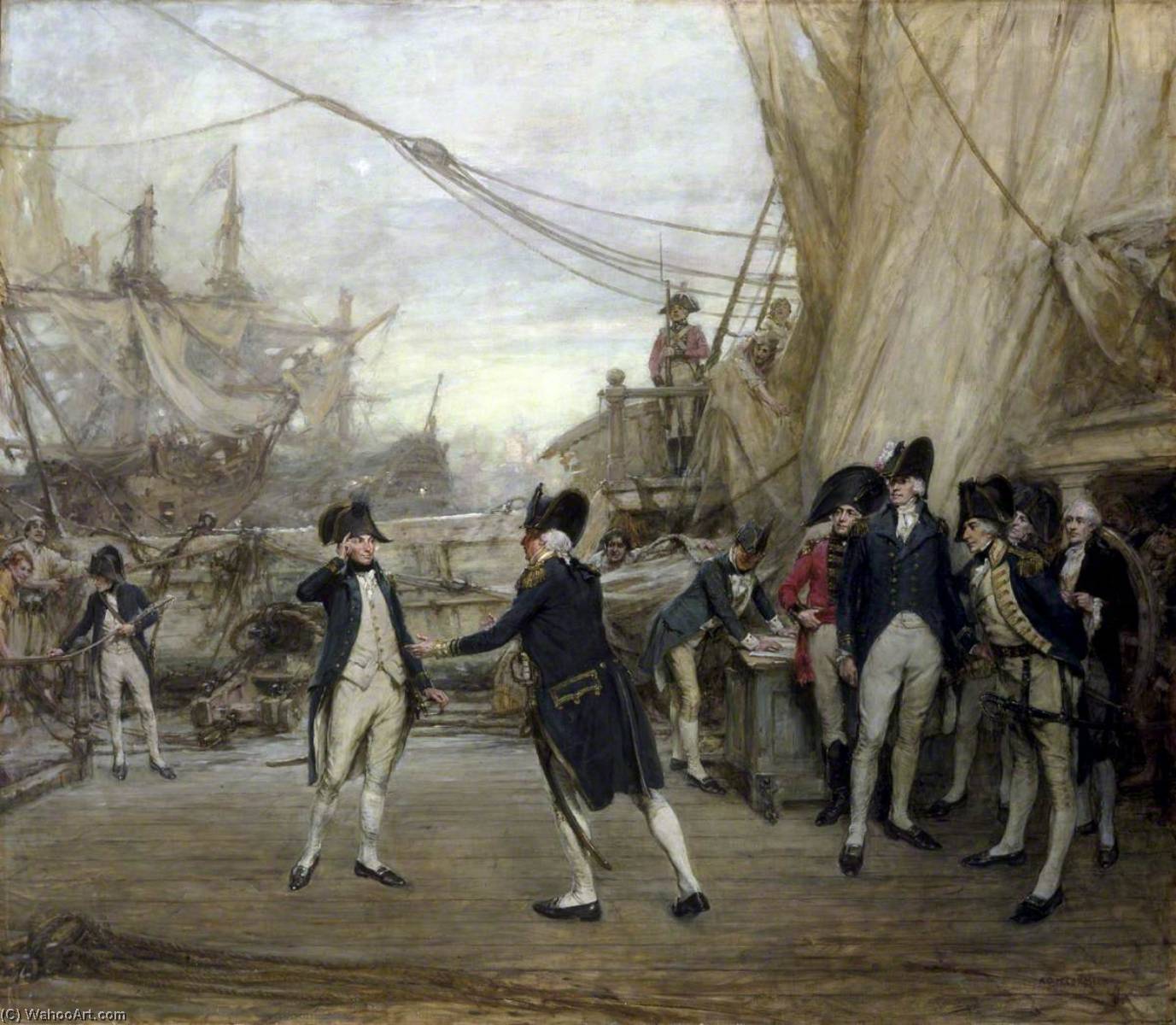 Nelson After The Battle Of Cape St Vincent, 1797 — Arthur David Mccormick