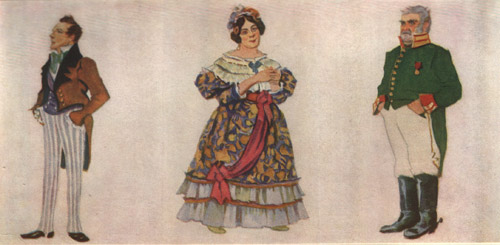 Khlestakov, Anna Andreevna, Gorodnichiy — Konstantin Yuon