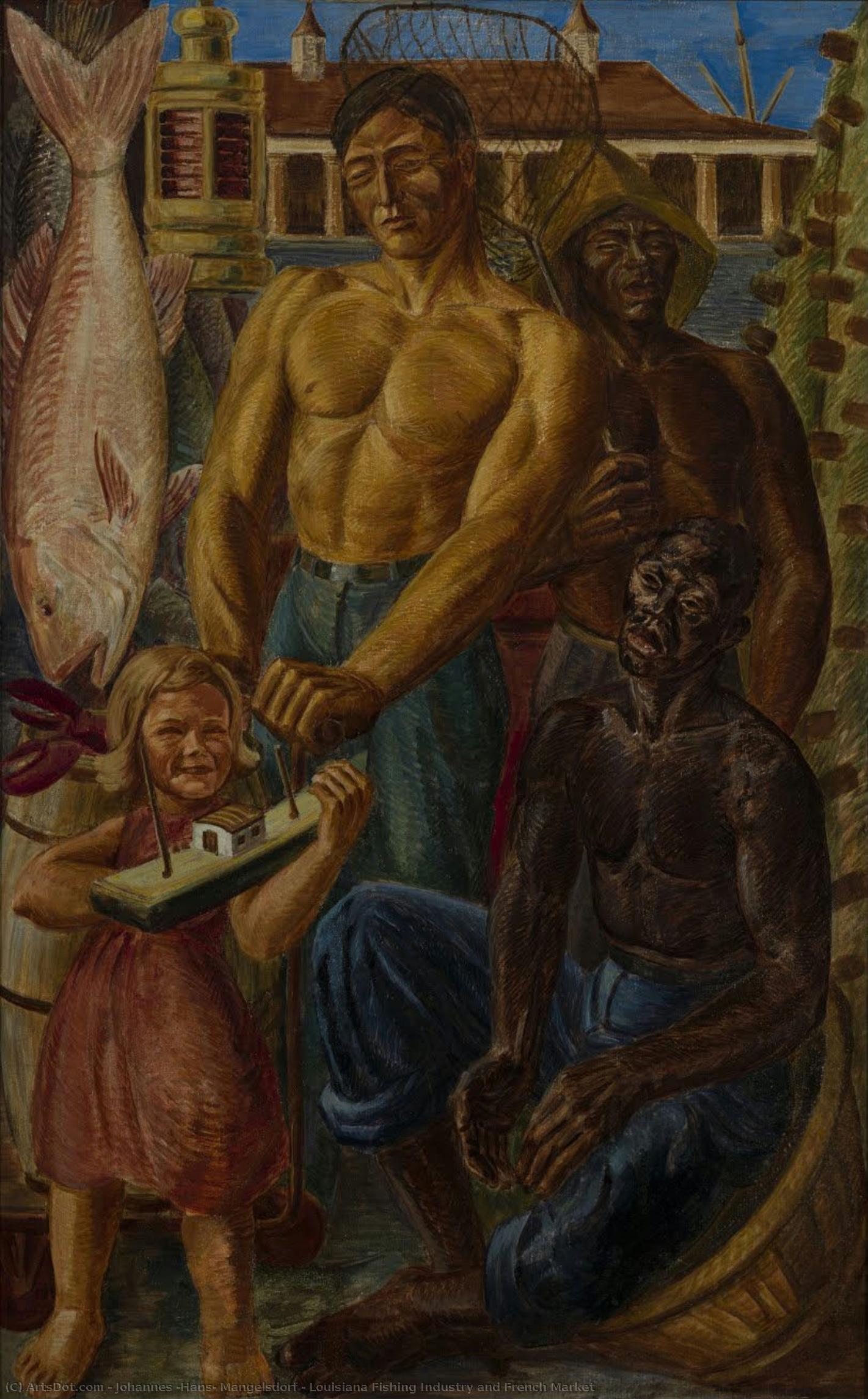 Louisiana Fishing Industry And French Market — Johannes 'hans' Mangelsdorf