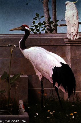 Manchurian Crane — Henry Stacy Marks