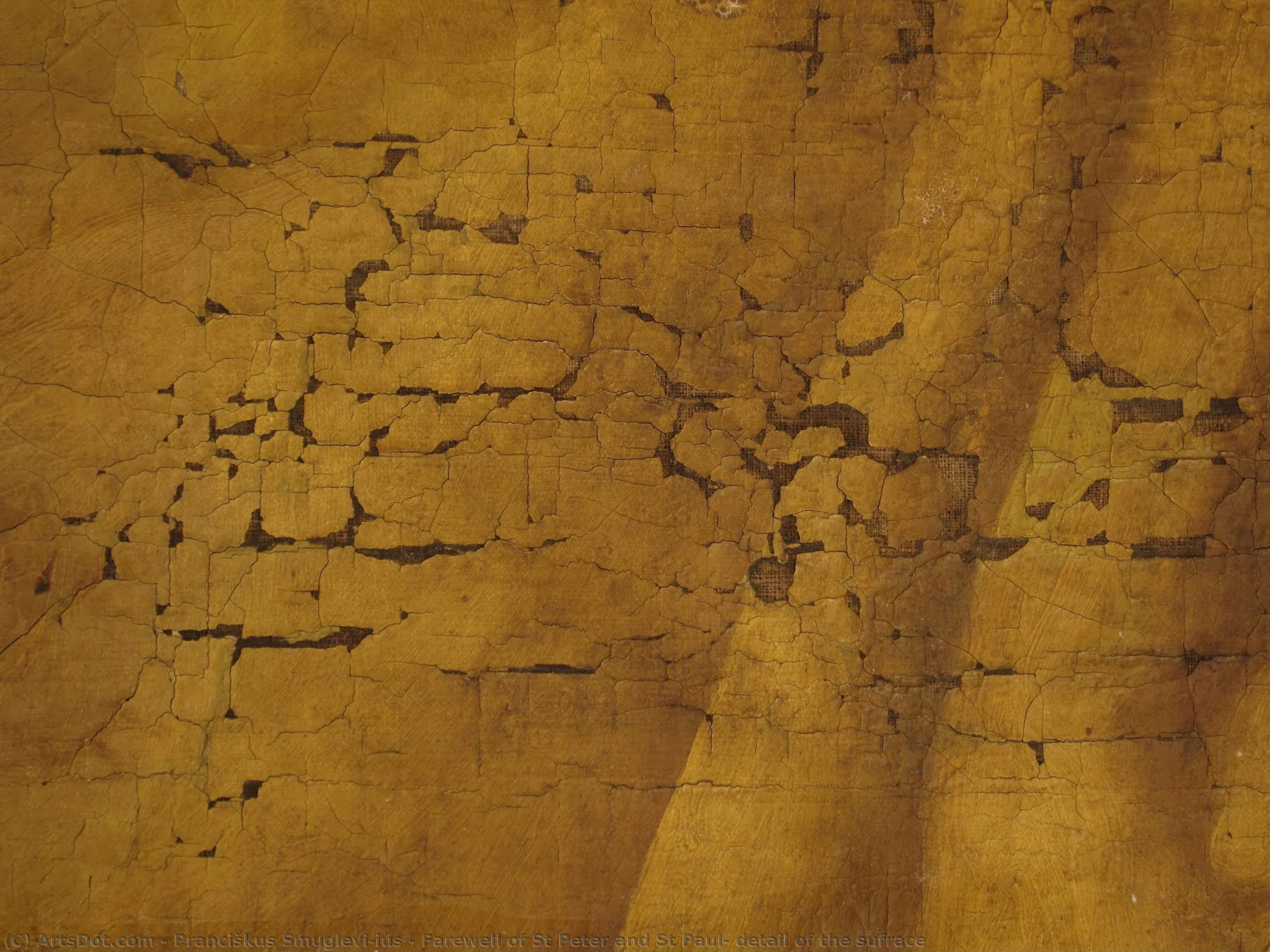 Farewell Of St Peter And St Paul, Detail Of The Sufrace — Pranciškus Smuglevičius