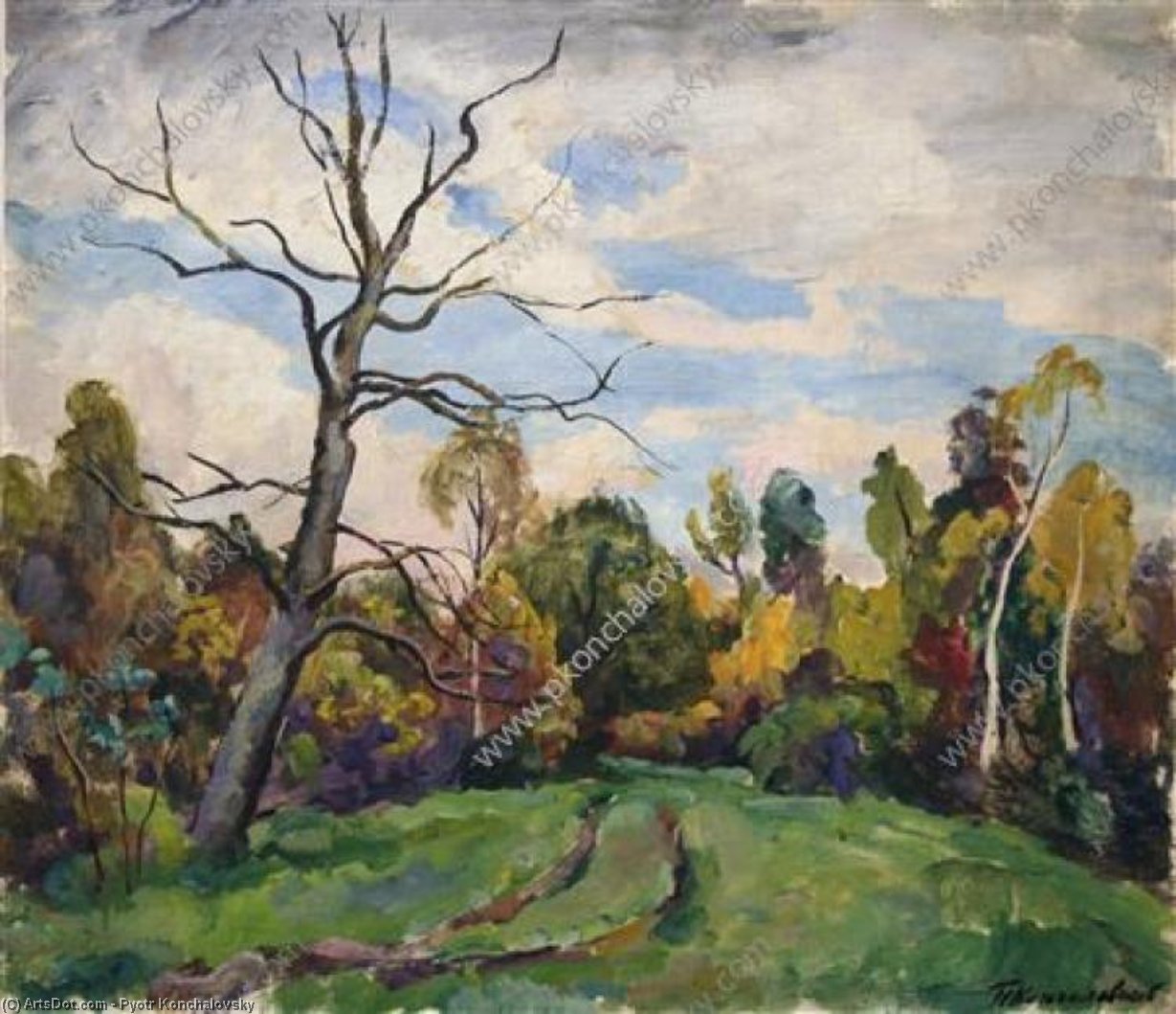 The Road. Dry Wood. — Pyotr Konchalovsky