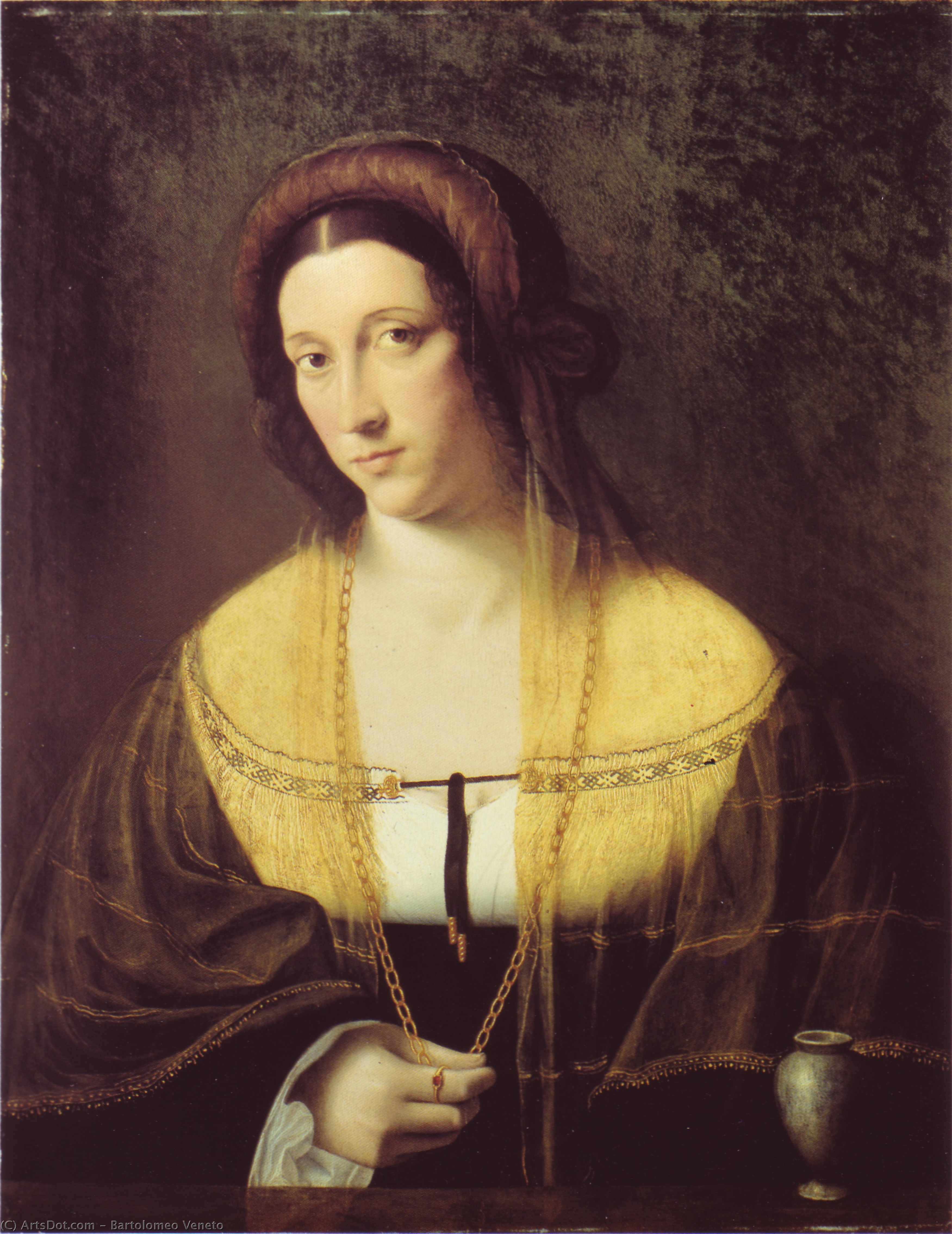 Portrait Of A Gentlewoman — Bartolomeo Veneto