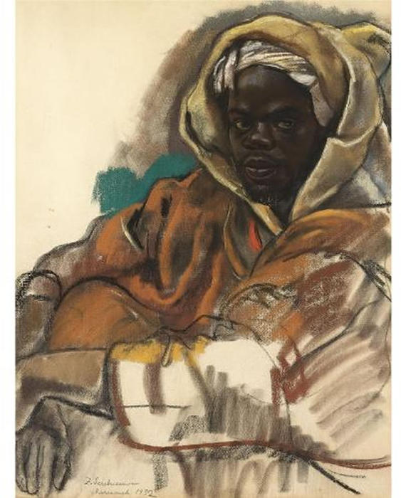 Portrait Of A Young Man, Marrakech — Zinaida Serebriakova
