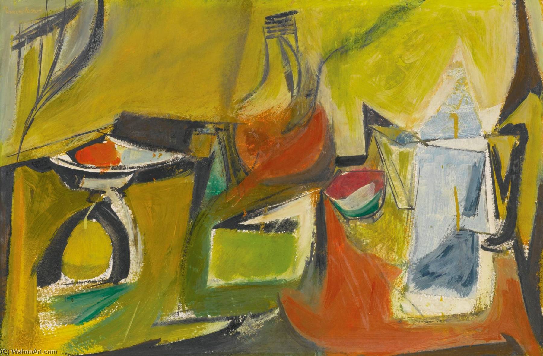 Study For Still Life With Yellow And Blue Pitcher — Джек Творков