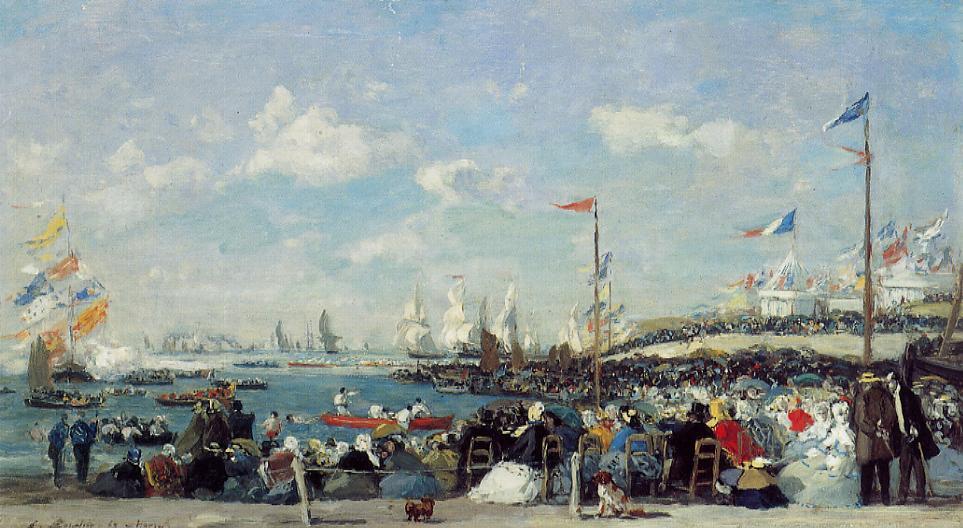 Le Havre, The Regatta Festival — Eugène Louis Boudin