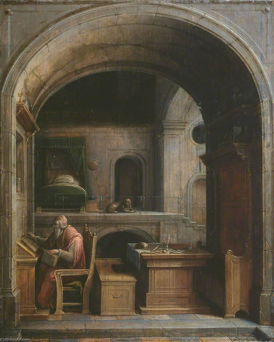 Saint Jerome In His Study — Hendrick Van Steenwijck The Younger