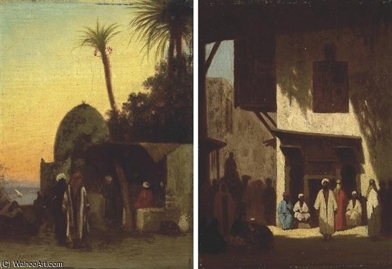 Arabian Street Scenes — Charles Théodore Frère Dit Frère Bey