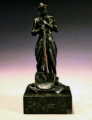 Workman With Shovel — Aimé-jules Dalou